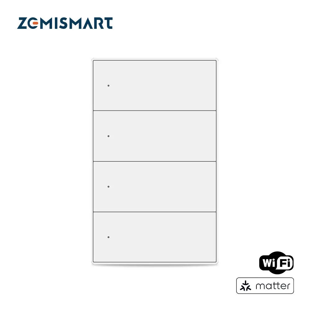 Smart Light Switch Wifi - Zemismart Matter WiFi US AU สมาร์ทสวิตช์ไฟผนัง
