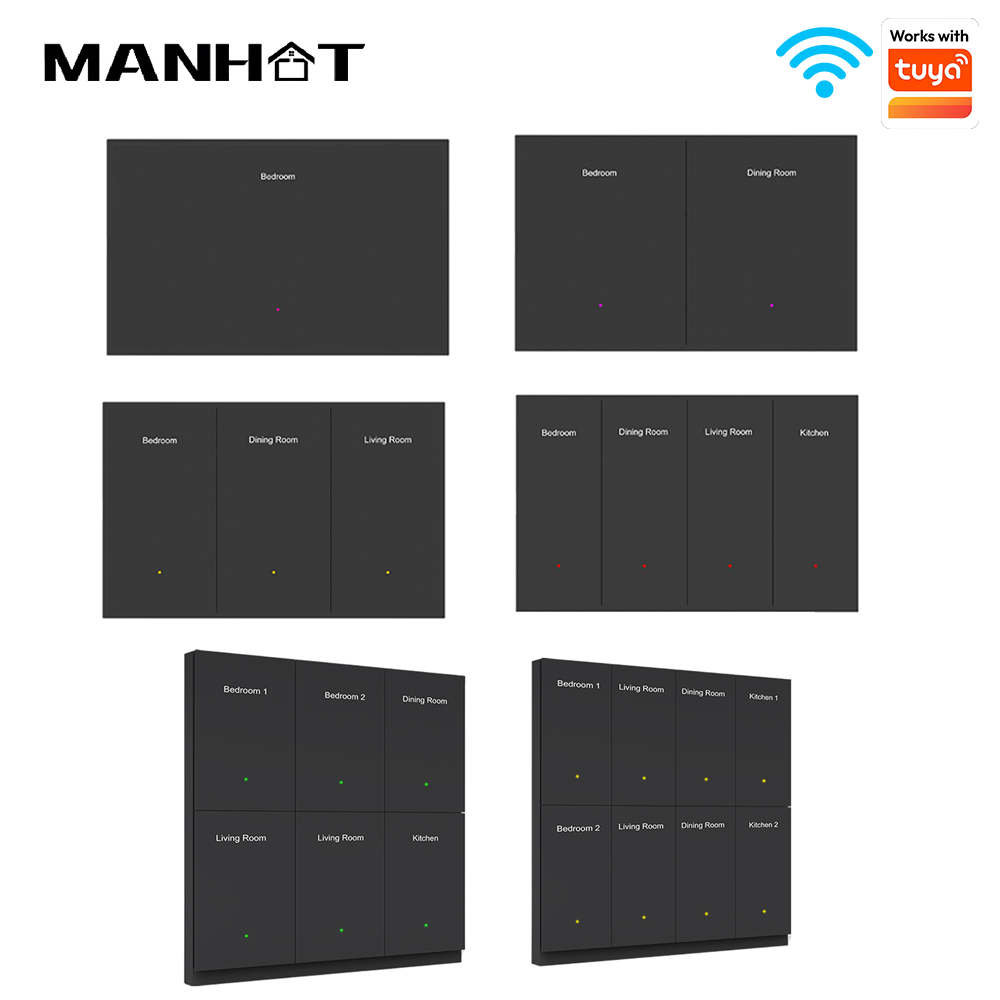 สวิตช์ปุ่มกดปรับสีไฟ DIY อัจฉร - Smart Light Switch Wifi บทวิจารณ์และราคา