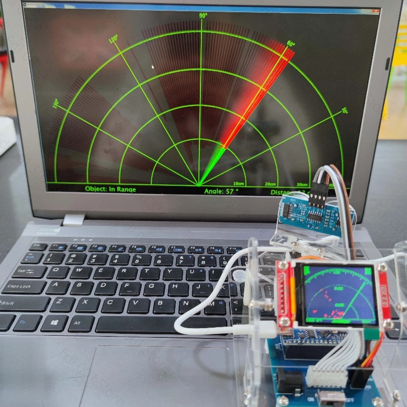 ชุดสแกนเรดาร์อัลตราโซนิก DIY ส - Sensor Kit Arduino บทวิจารณ์และราคา