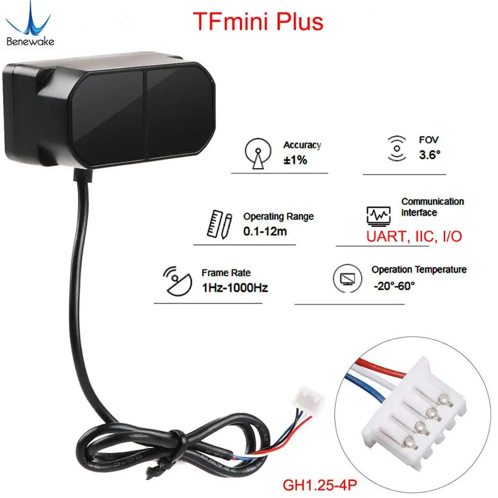 เซ็นเซอร์ LiDAR Benewake TFmin - Sensor Kit Arduino บทวิจารณ์และราคา