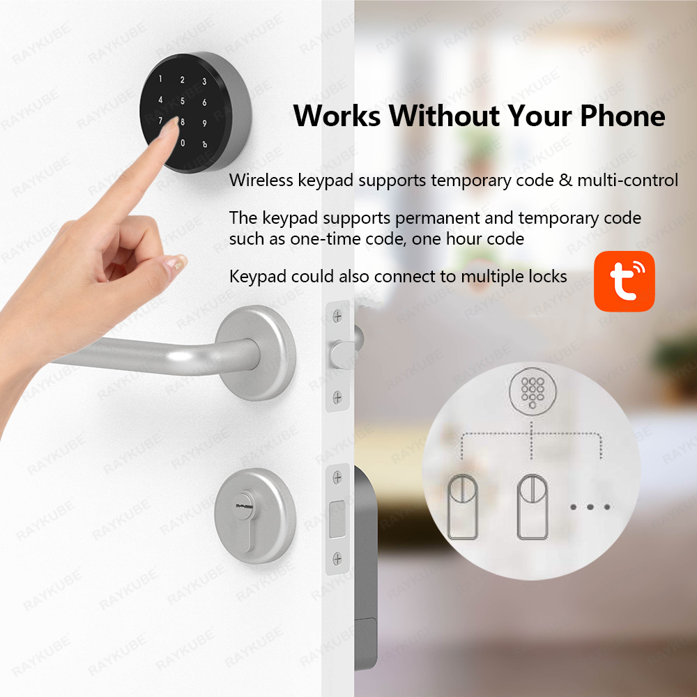 RAYKUBE A1 Pro Tuya BEL สมาร์ท - Smart Door Lock Wifi บทวิจารณ์และราคา