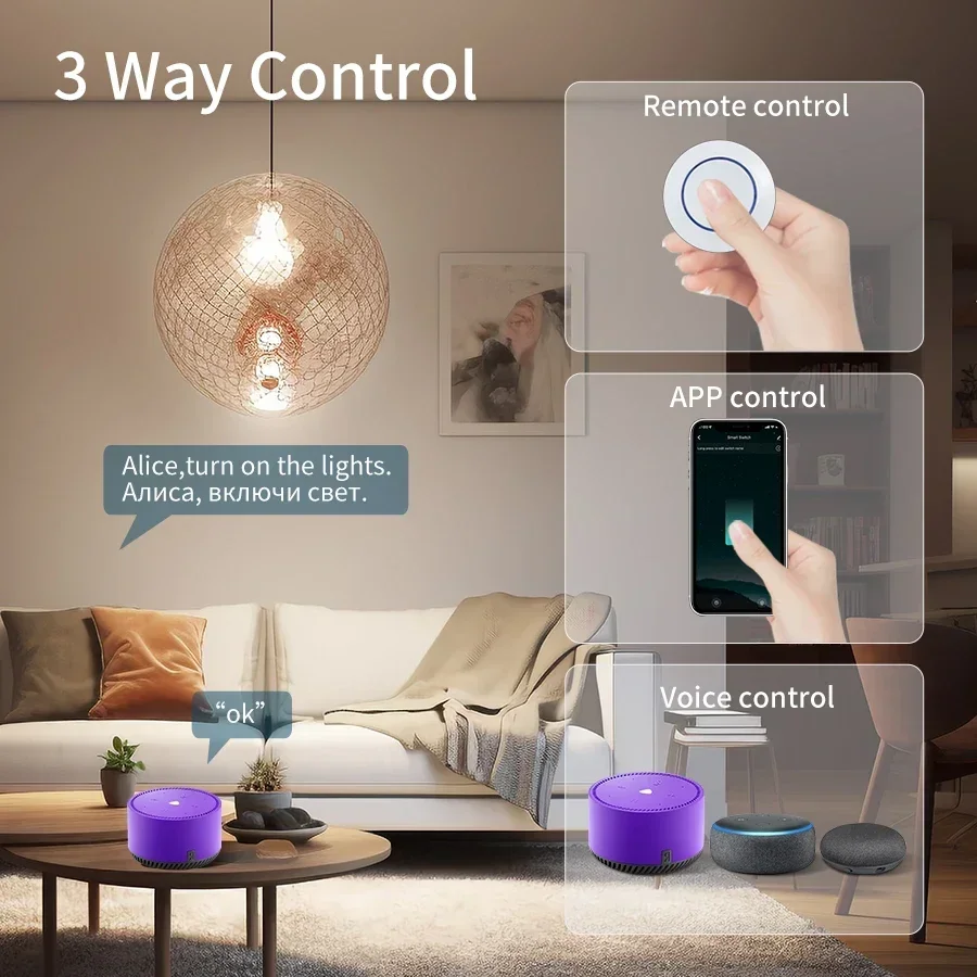 Tuya Wifi สมาร์ทสวิทช์ RF 433M - Smart Light Switch Wifi บทวิจารณ์และราคา