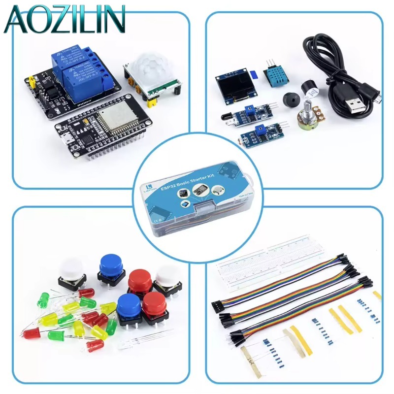 AOZILIN 10 ชุด ESP32 ชุดพัฒนาส - Iot Kit Beginner บทวิจารณ์และราคา