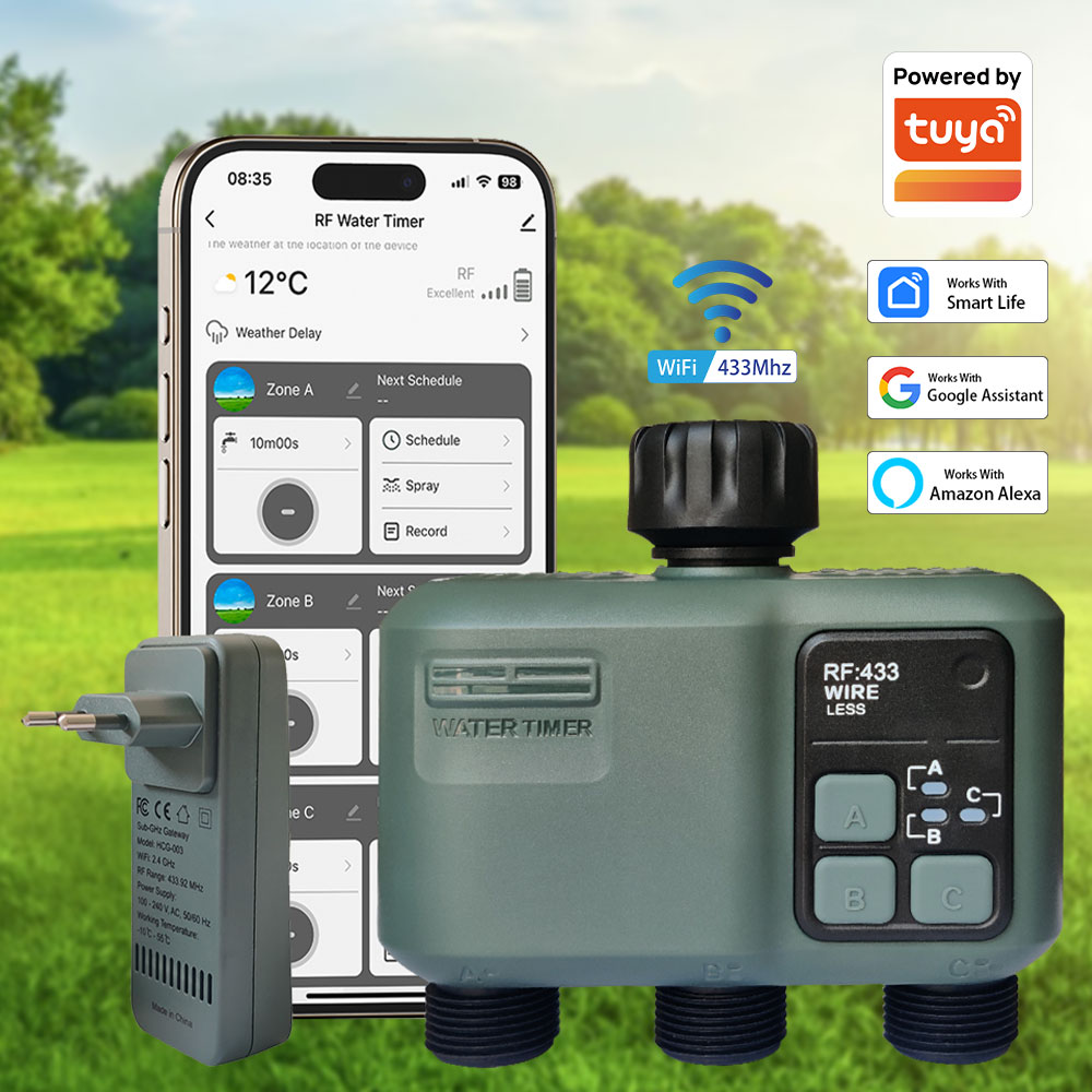 ตัวควบคุมการรดน้ำอัตโนมัติแบบต - Wifi Smart Plug บทวิจารณ์และราคา